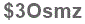 The text to enter in the texbox below is: $3Osmz