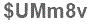 The text to enter in the texbox below is: $UMm8v
