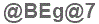 The text to enter in the texbox below is: @BEg@7