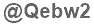 The text to enter in the texbox below is: @Qebw2