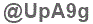 The text to enter in the texbox below is: @UpA9g