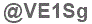 The text to enter in the texbox below is: @VE1Sg