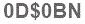 The text to enter in the texbox below is: 0D$0BN