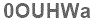 The text to enter in the texbox below is: 0OUHWa