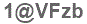 The text to enter in the texbox below is: 1@VFzb