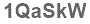 The text to enter in the texbox below is: 1QaSkW