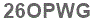 The text to enter in the texbox below is: 26OPWG