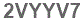 The text to enter in the texbox below is: 2VYYV7
