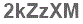 The text to enter in the texbox below is: 2kZzXM
