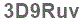The text to enter in the texbox below is: 3D9Ruv