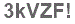 The text to enter in the texbox below is: 3kVZF!