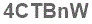 The text to enter in the texbox below is: 4CTBnW