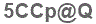 The text to enter in the texbox below is: 5CCp@Q