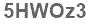 The text to enter in the texbox below is: 5HWOz3