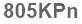 The text to enter in the texbox below is: 805KPn