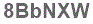 The text to enter in the texbox below is: 8BbNXW