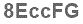 The text to enter in the texbox below is: 8EccFG