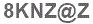 The text to enter in the texbox below is: 8KNZ@Z