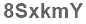 The text to enter in the texbox below is: 8SxkmY