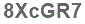 The text to enter in the texbox below is: 8XcGR7