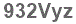 The text to enter in the texbox below is: 932Vyz