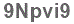 The text to enter in the texbox below is: 9Npvi9