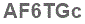 The text to enter in the texbox below is: AF6TGc