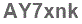 The text to enter in the texbox below is: AY7xnk