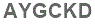 The text to enter in the texbox below is: AYGCKD
