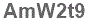 The text to enter in the texbox below is: AmW2t9