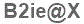 The text to enter in the texbox below is: B2ie@X