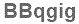 The text to enter in the texbox below is: BBqgig