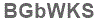 The text to enter in the texbox below is: BGbWKS