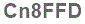 The text to enter in the texbox below is: Cn8FFD
