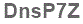 The text to enter in the texbox below is: DnsP7Z