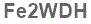 The text to enter in the texbox below is: Fe2WDH