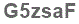 The text to enter in the texbox below is: G5zsaF