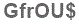 The text to enter in the texbox below is: GfrOU$