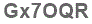 The text to enter in the texbox below is: Gx7OQR