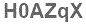 The text to enter in the texbox below is: H0AZqX