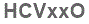 The text to enter in the texbox below is: HCVxxO