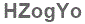 The text to enter in the texbox below is: HZogYo