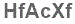 The text to enter in the texbox below is: HfAcXf