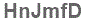 The text to enter in the texbox below is: HnJmfD