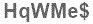 The text to enter in the texbox below is: HqWMe$