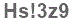 The text to enter in the texbox below is: Hs!3z9
