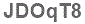The text to enter in the texbox below is: JDOqT8