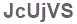The text to enter in the texbox below is: JcUjVS