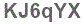 The text to enter in the texbox below is: KJ6qYX