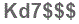 The text to enter in the texbox below is: Kd7$$$